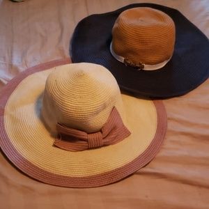 Two floppy hats